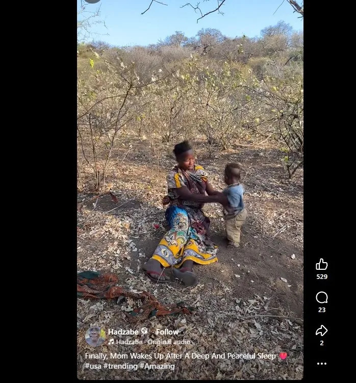 Video Iz Tanzanije, Ne Iz Ratne Zone: Majka Iz Plemena Hadzabe Spavala — Nije Reč O Ubistvu