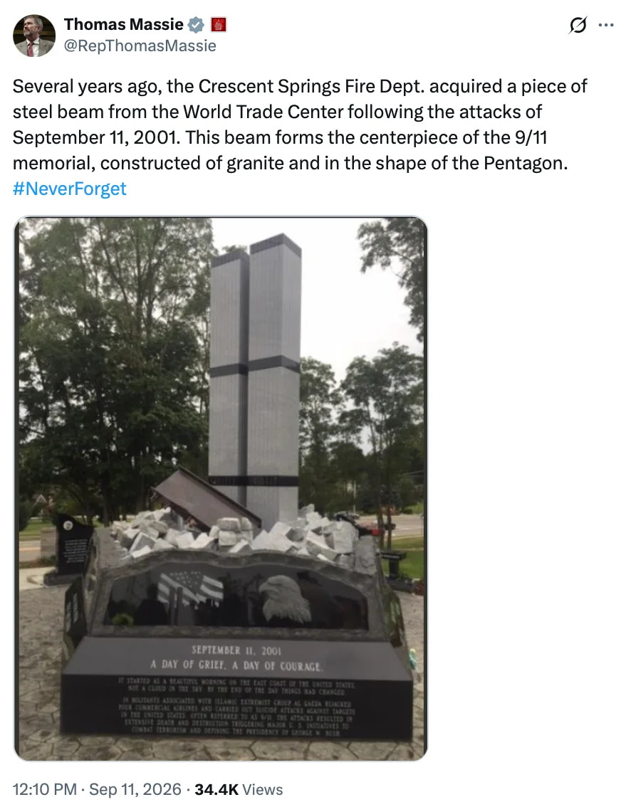 Republicans Who Voted Down 9/11 Families’ Relief Are Posting ‘Never Forget’ Messages — MeidasTouch Flags the Contrast