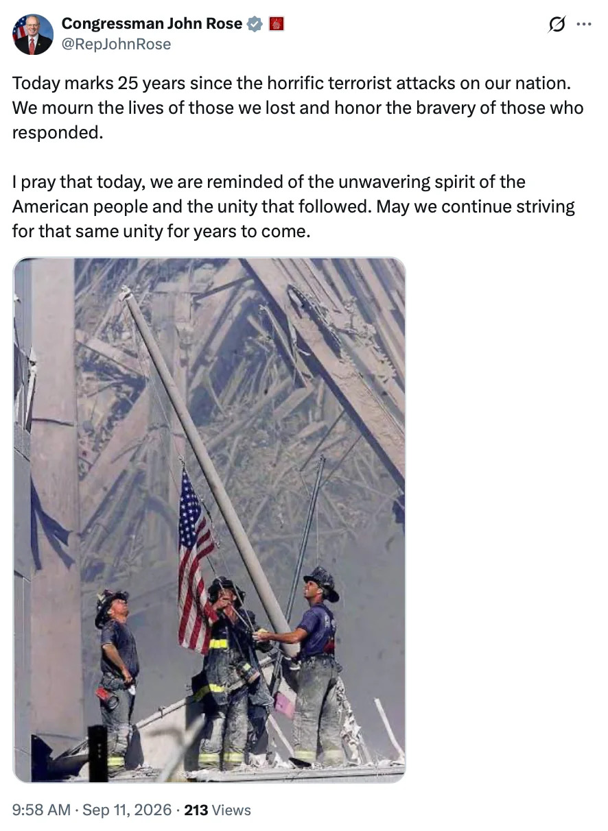 Republicans Who Voted Down 9/11 Families’ Relief Are Posting ‘Never Forget’ Messages — MeidasTouch Flags the Contrast