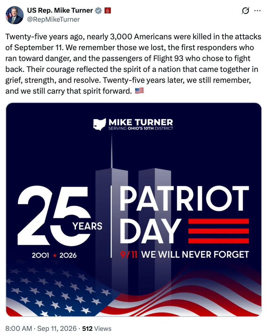 Republicans Who Voted Down 9/11 Families’ Relief Are Posting ‘Never Forget’ Messages — MeidasTouch Flags the Contrast