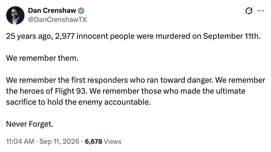 Republicans Who Voted Down 9/11 Families’ Relief Are Posting ‘Never Forget’ Messages — MeidasTouch Flags the Contrast