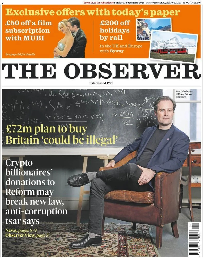 Salmond Files 'Withheld' and Reform's £72m 'War Chest' Lead Scotland's Front Pages