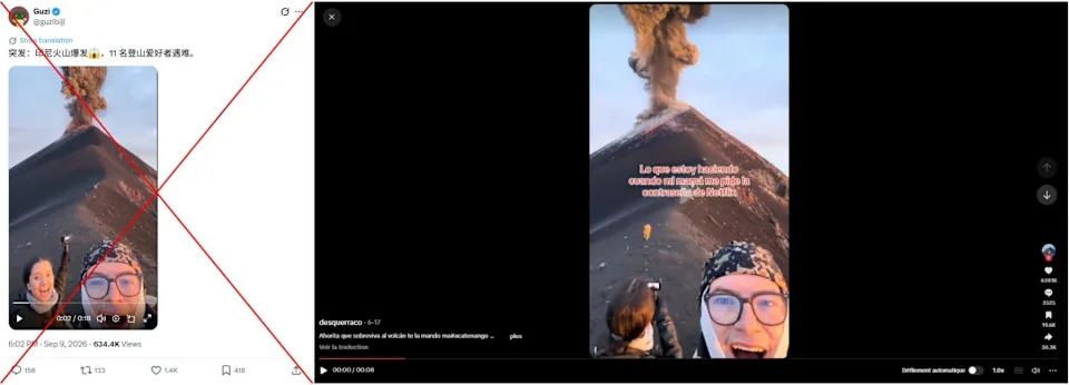 Lažan viralni video: Snimak erupcije iz Gvatemale pogrešno prikazan kao Anak Krakatau