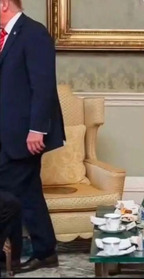 Fact Check: Viral Image Claiming Trump Wet Himself After Meeting Irish President Is Fake