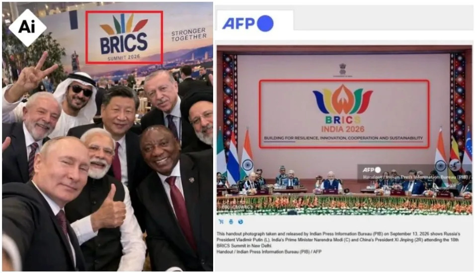 Lažna AI fotografija: Navodni „selfi“ svetskih lidera sa 18. BRICS samita u Nju Delhiju nije autentičan