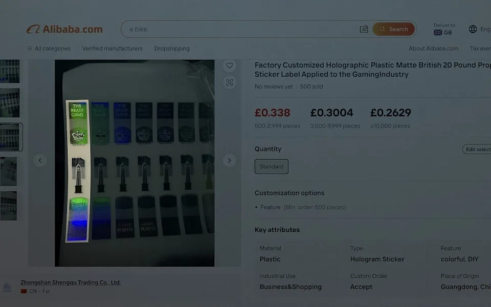 Exposed: How Fake Banknotes From China Are Flooding Britain via Social Media