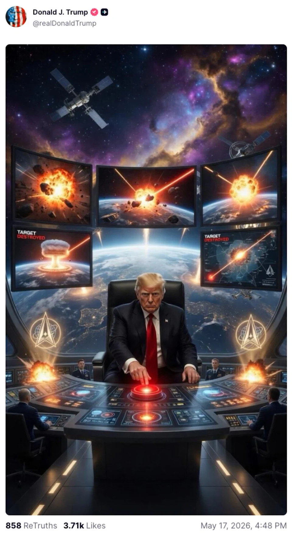 Psychiatrist Warns AI-Generated 'Nuclear' Images Are Dangerous — Urges Trump’s Doctors To Speak Out