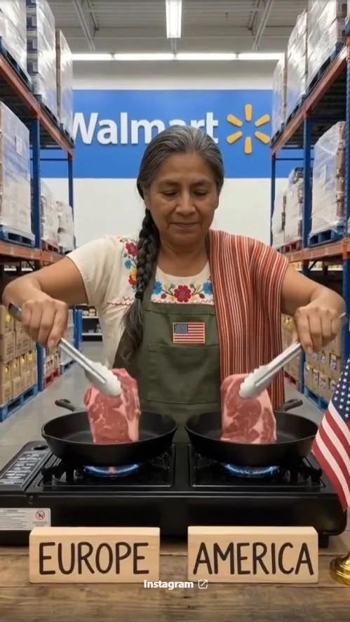 Fact Check: Viral 'European vs American Food' Reel Is An AI-Generated Deepfake
