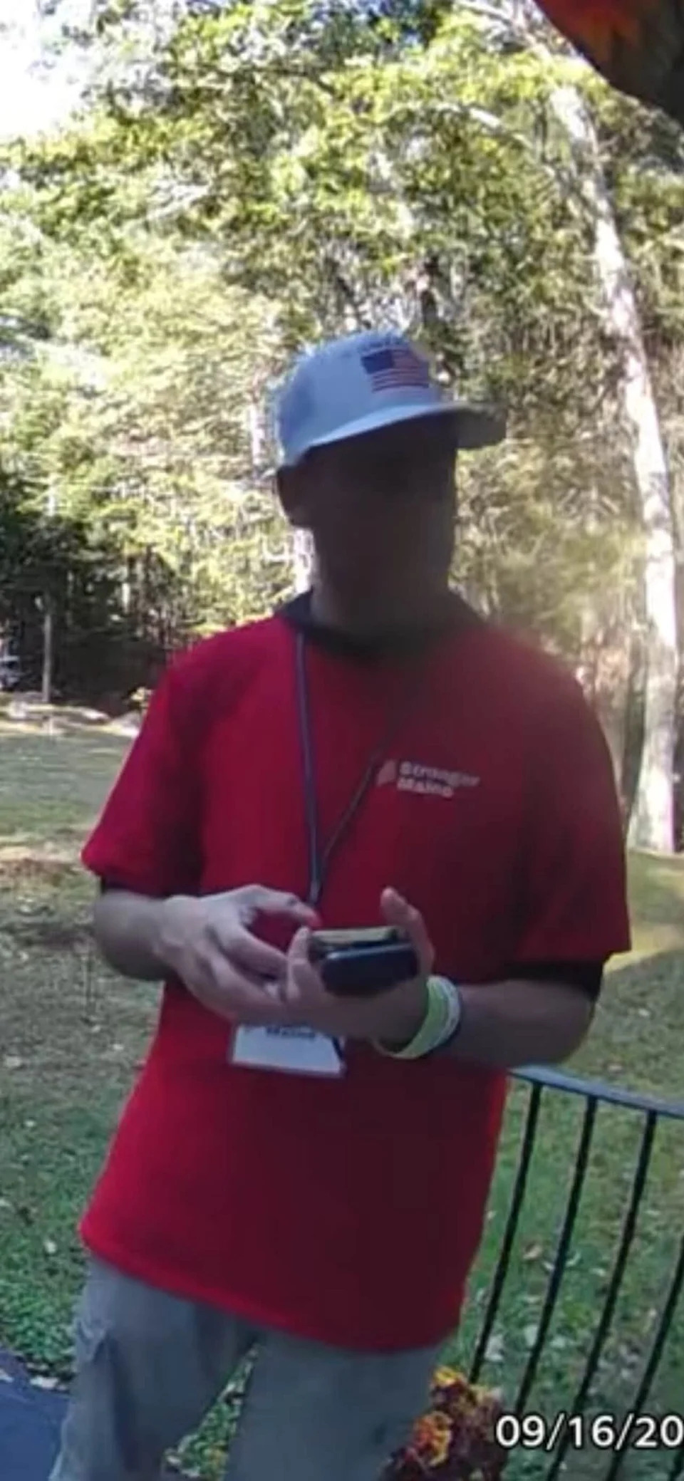 Canvasser Wearing ‘Stronger Maine’ Shirt Filmed Snatching Porch Package, Sheriff Says