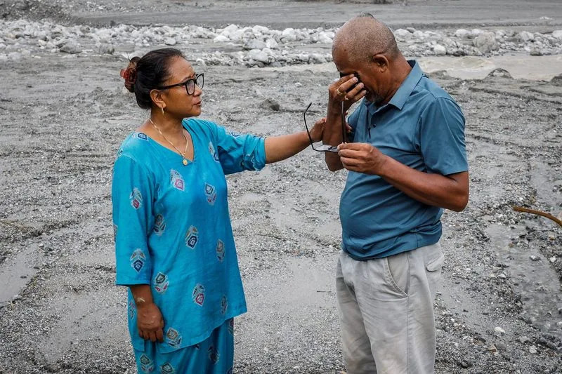 Betrawati Buried: Survivors Return to a Grey Plain After Devastating Glacial Flood