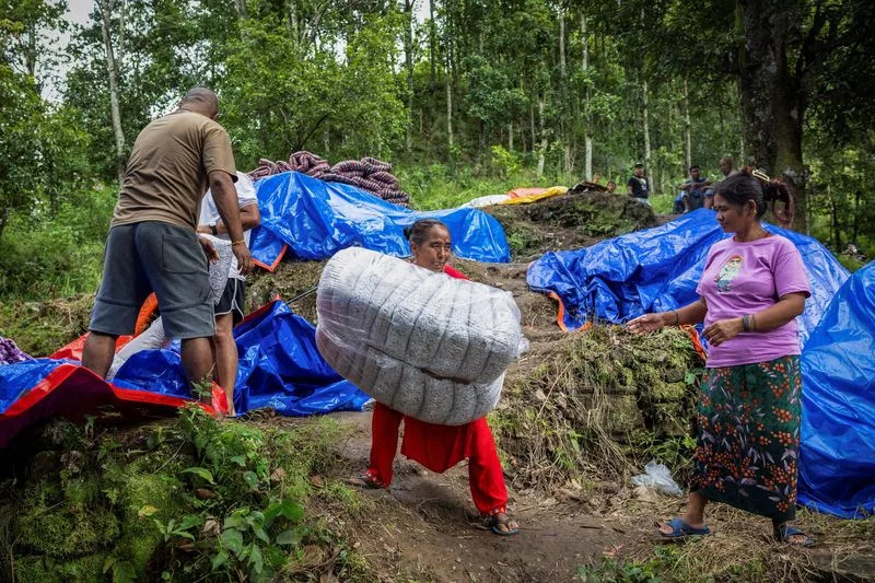 Betrawati Buried: Survivors Return to a Grey Plain After Devastating Glacial Flood