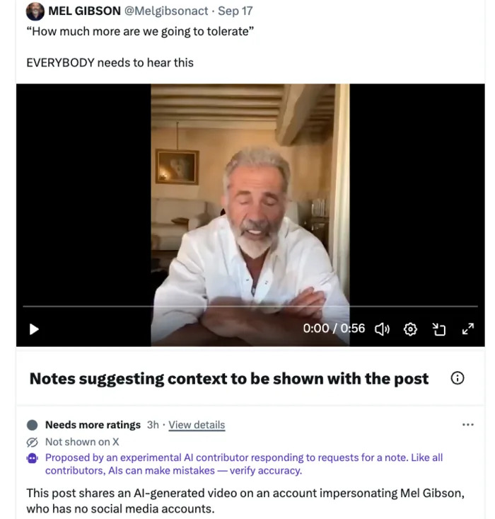 Fact Check: Mel Gibson Video Criticizing Gov. Newsom and Mayor Bass Is Authentic — AI Tools and Reporting Back It Up