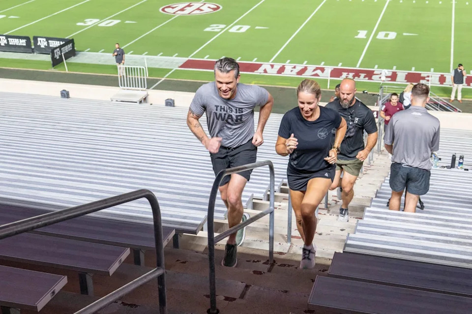 Hegseth Brings Wife to Texas A&M After Staff 'Yoko Ono' Nickname Leak — Pentagon Defends Her Role