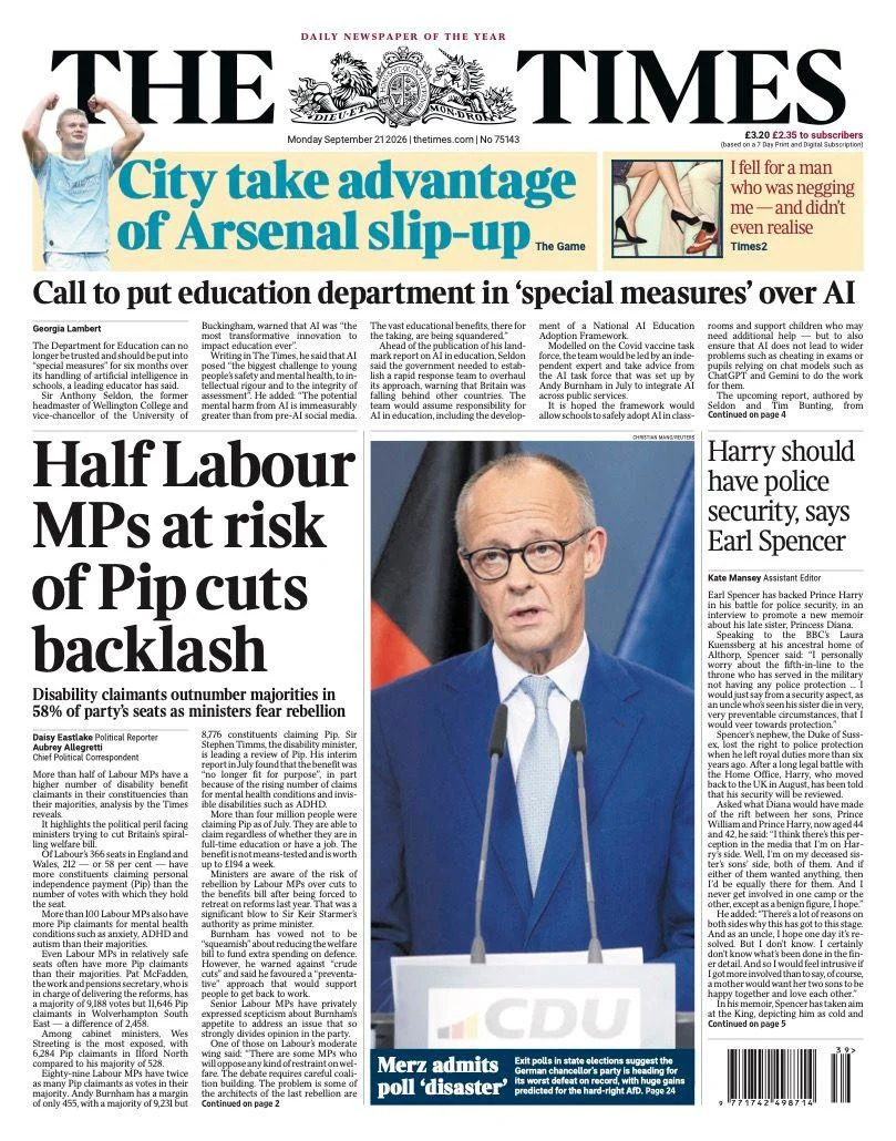 Moscow Drone Strike, Big Tech Risks and UK Tax Speculation Dominate Front Pages