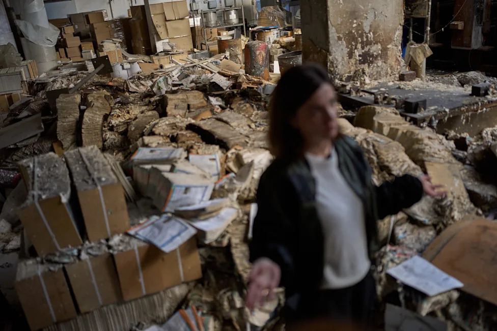 Russian Strikes Turn Millions Of Ukrainian Books To Ash, Threatening Literary Future