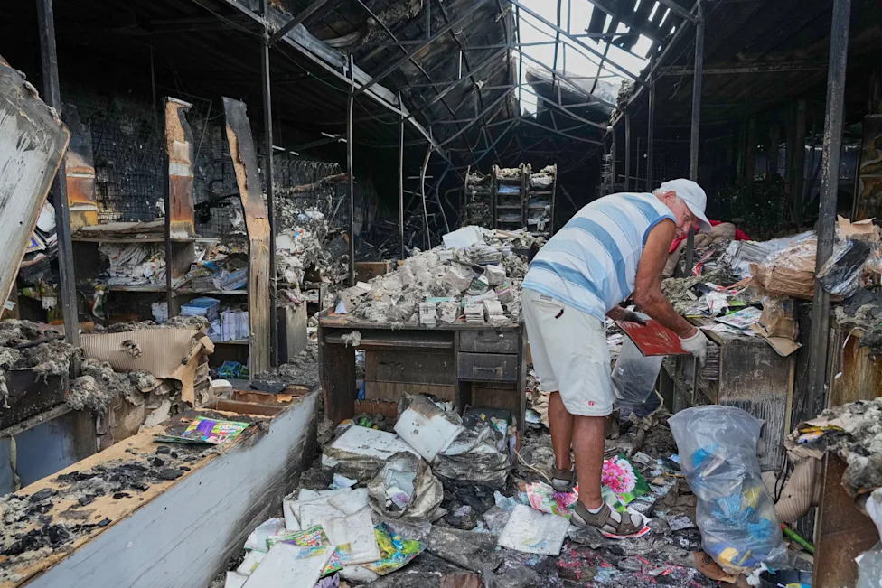 Russian Strikes Turn Millions Of Ukrainian Books To Ash, Threatening Literary Future