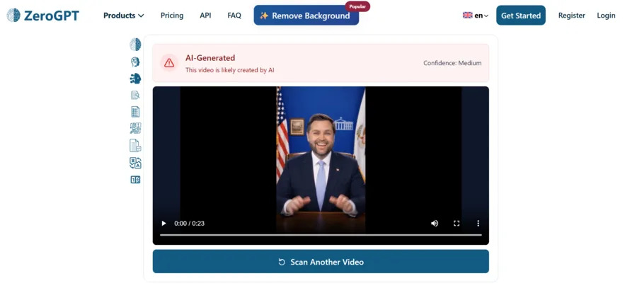 Fact Check: Viral Video Of Vice President J.D. Vance Asking For “Another Chance” Is An AI Deepfake