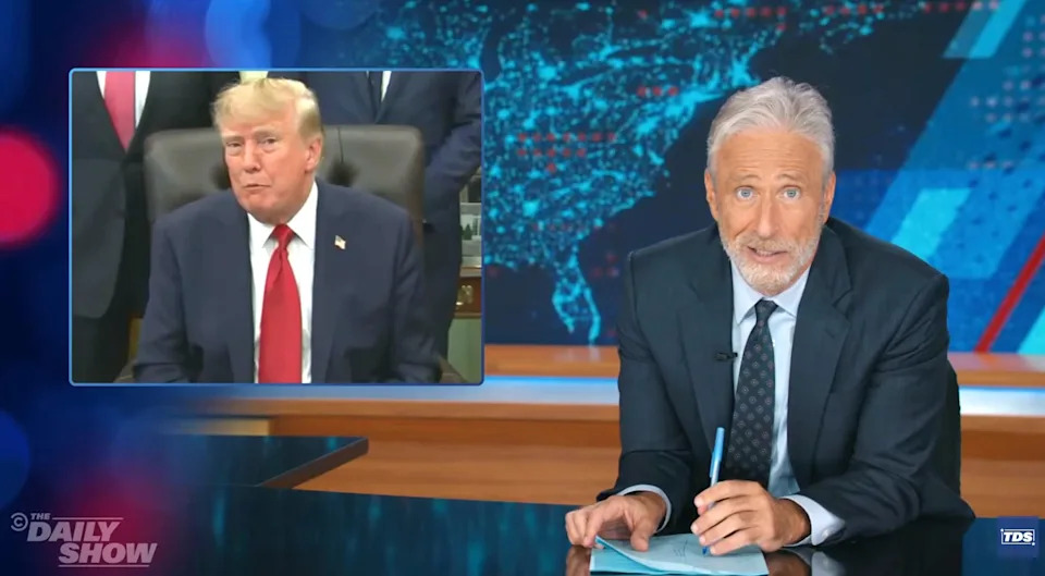 Jon Stewart: Trump Could Defuse Media Ban By 'Presidenting Better'