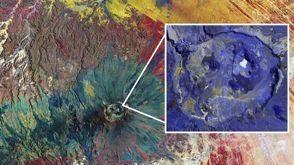 Bright White Salt, Not Snow: Natron Slab Glitters at Sahara’s Highest Peak