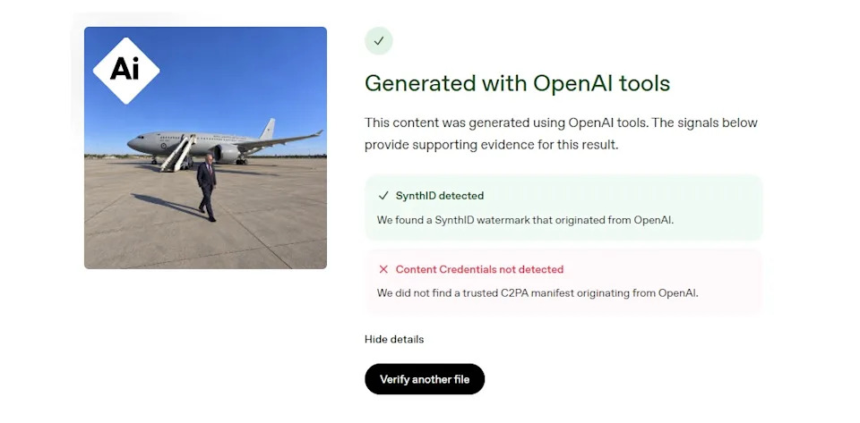 AI-Generated Image Falsely Shows Australia PM Alone On San Jose Tarmac — Verification Finds SynthID Watermark