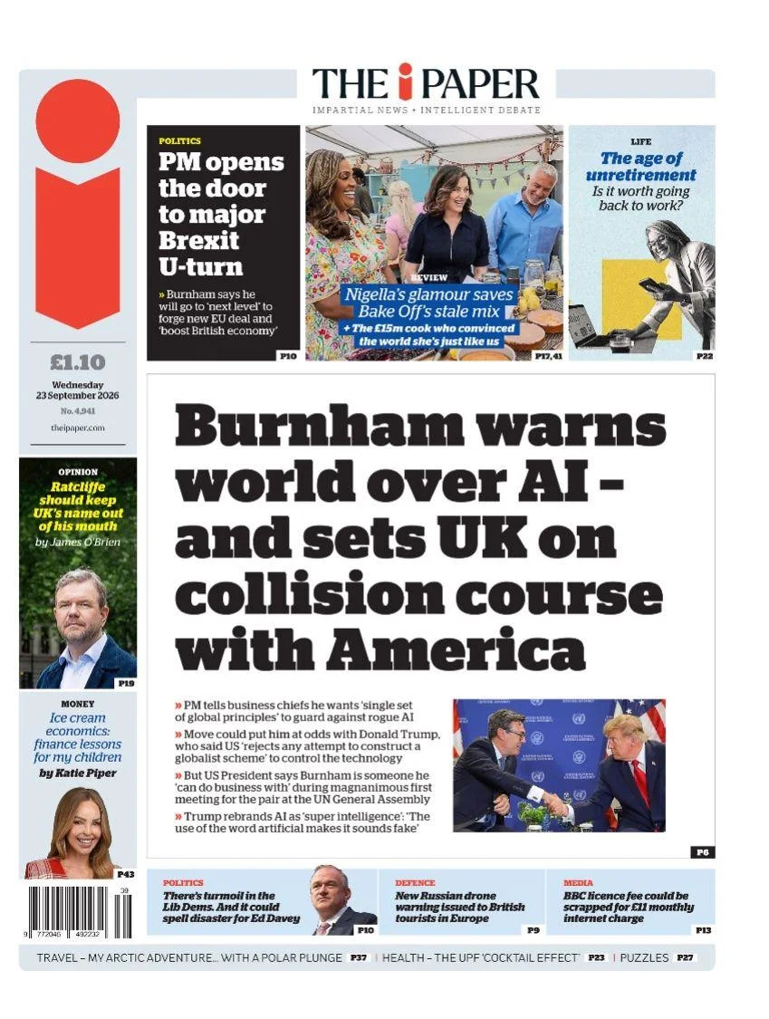 Burnham Meets Trump: Chagos Deal In Doubt as El Niño Death Toll Warning Dominates Front Pages