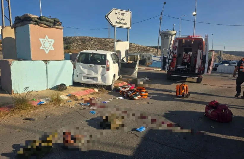 Son of Israel's U.S. Ambassador Critically Wounded in Maccabim Checkpoint Car-Ramming; Attacker Shot Dead