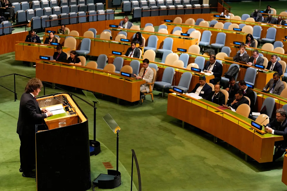 Milei Reaffirms Argentina's Falklands (Malvinas) Claim at U.N., Calls for a 
