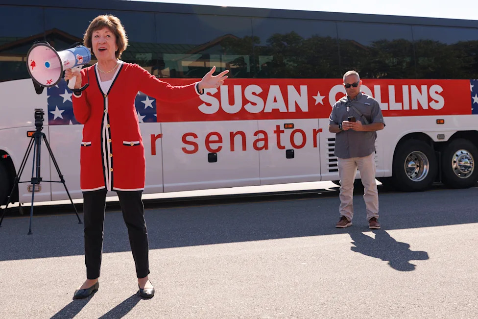 New Poll: Sen. Susan Collins Holds Narrow Lead Over Democrat Troy Jackson In Maine