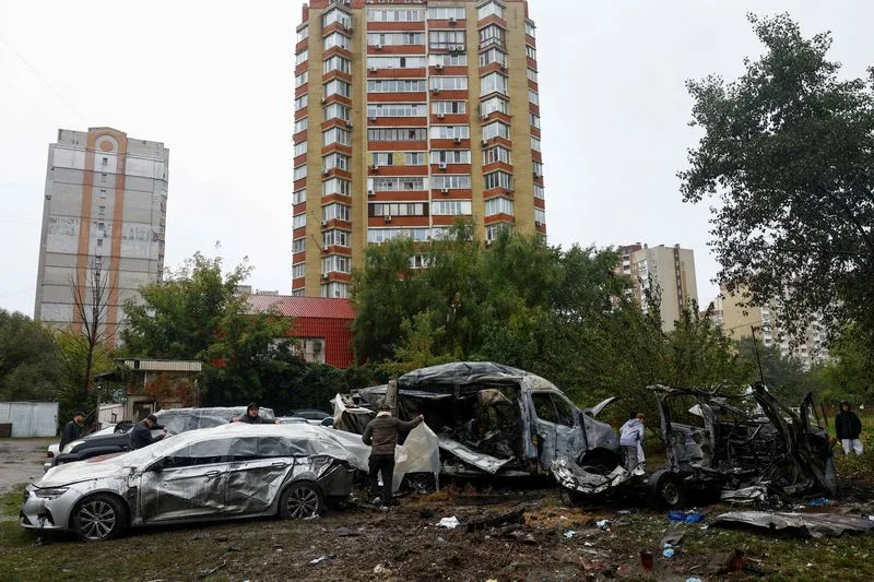 Russian Drone and Missile Strikes Kill Eight in Ukraine; Kyiv Maternity Clinic and Kharkiv Farm Hit