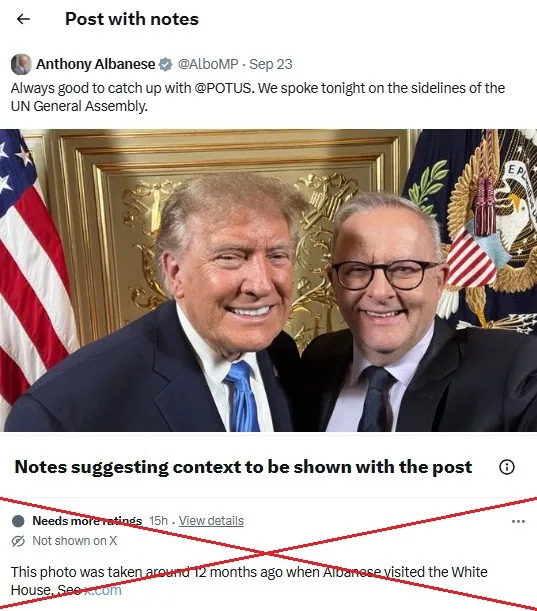 Video Confirms Albanese’s UN Selfie With Trump — Tie Color Claims Proven False