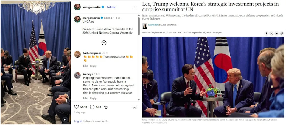 Video Confirms Albanese’s UN Selfie With Trump — Tie Color Claims Proven False