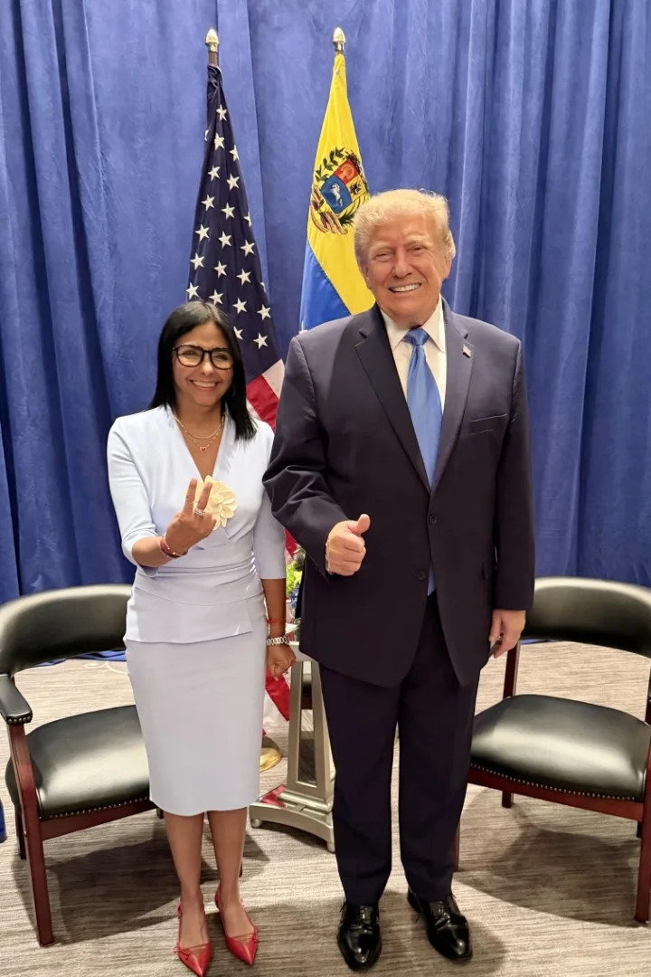 Video Confirms Albanese’s UN Selfie With Trump — Tie Color Claims Proven False