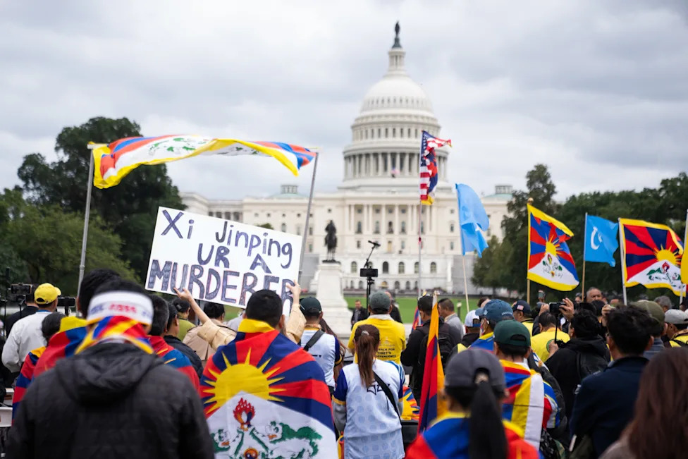 Protests Ring Out Near White House as Xi Jinping Visits; Calls Grow for Tibet, Hong Kong and Taiwan