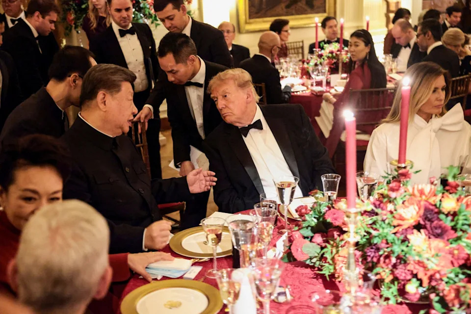Trump, Xi Wrap Up Lavish State Visit Amid Few Public Breakthroughs
