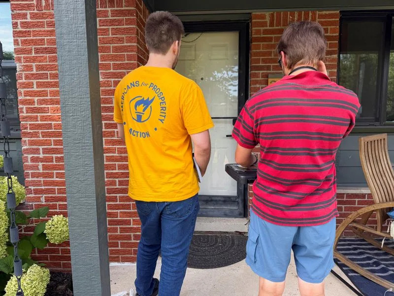 Door-to-Door in Michigan: Republicans Push 'Democrats-As-Extremists' Pitch — Voter Response Mixed