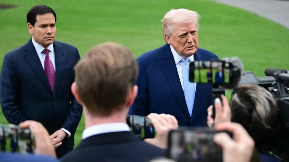 About 100 Protest Near Medinah Country Club Ahead Of Trump’s Presidents Cup Appearance