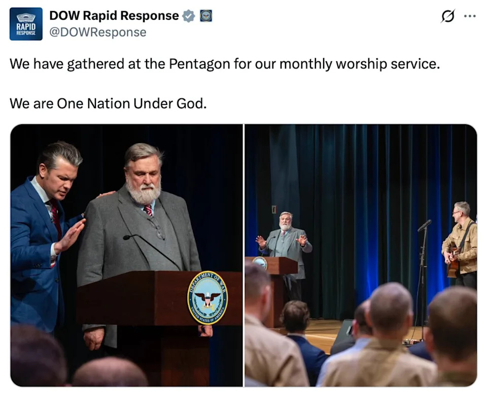 Pentagon Data Update Removes 'Atheist' Option, Sparks Outcry; Pete Hegseth Faces Criticism