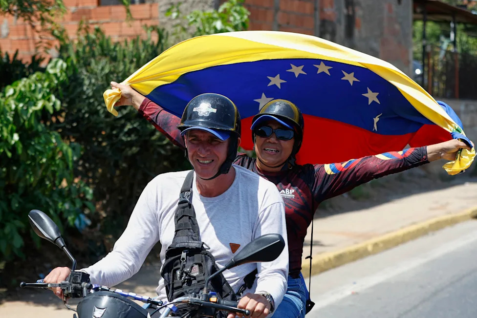 Venezuelans Rally Demanding Maria Corina Machado’s Safe Return and Fresh Presidential Vote