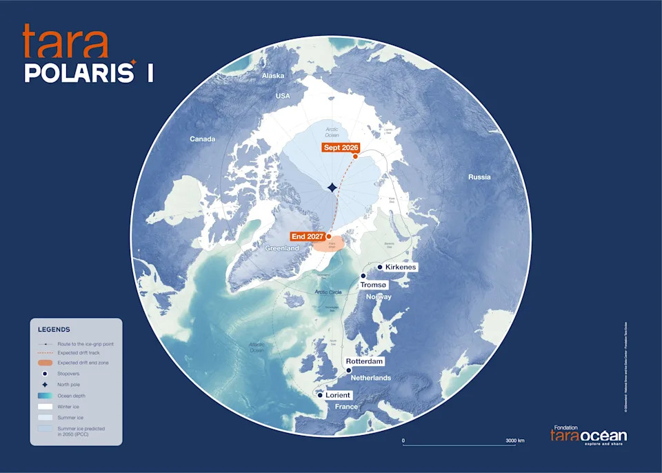 Tara Polaris I: Twelve Scientists to Spend Eight Months Aboard a Drifting Arctic Laboratory
