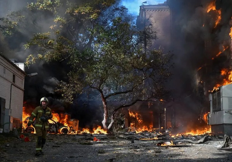 Russian Jet-Powered Drones Strike Ukraine; Kyiv's National Academy Of Sciences Hit — At Least Nine Dead