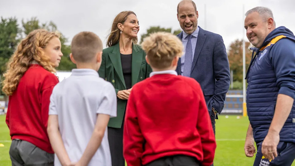 Prince William and Princess Catherine Surprise Sir Kevin Sinfield During Final Seven-Ultra-Marathon MND Run