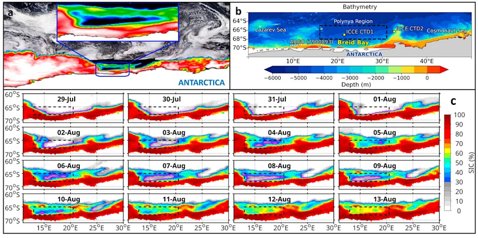A Winter Hole Nearly the Size of Portugal Opened in Antarctic Sea Ice — Scientists Explain Why