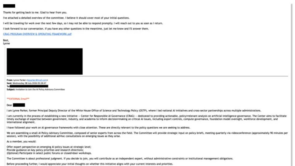 Suspected China-Linked Hackers Posed as Anthropic Staff and Former US Officials to Phish AI Experts