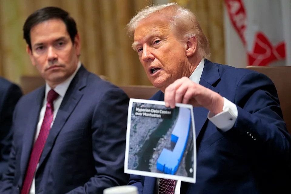 Trump Defends AI Data Centers, Says Opponents Choose 'Squalor' as Debate Over Jobs and Environment Intensifies