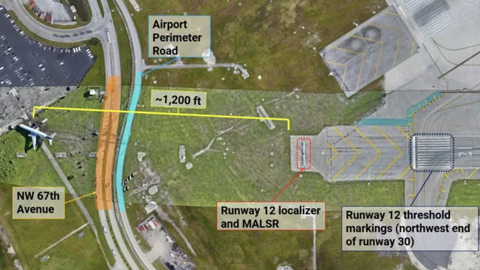 NTSB: Amazon Air 767 Touched Down Far Down Miami Runway; Captain Called Go-Around With Under 1,000 ft Remaining
