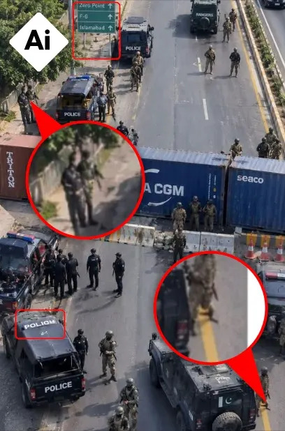 AI-Generated Image Falsely Claimed To Show Islamabad 'Lockdown' Ahead Of PTI Protest