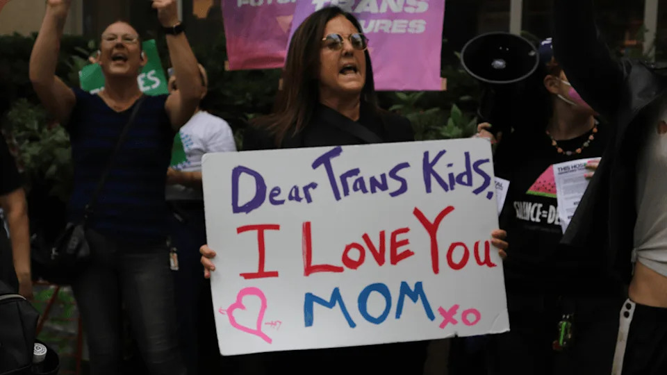Protesters Urge NewYork-Presbyterian Not To Follow Hospitals That Cut Trans Youth Care After Deals With Trump