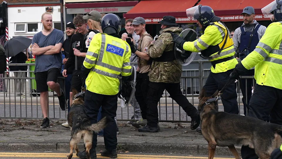 Dover Protests: Face-Covering Ban Enforced As Anti-Migrant March Meets Counter- Demonstration