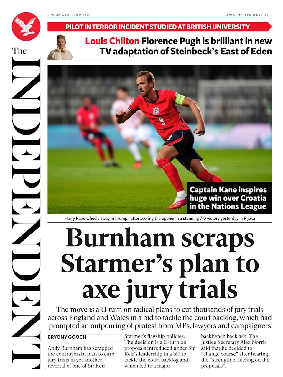 Weekend Front Pages: Burnham’s EU Overture, Jury Trial U‑Turn, Manchester Terror Case and Flydubai Hijack Revelations