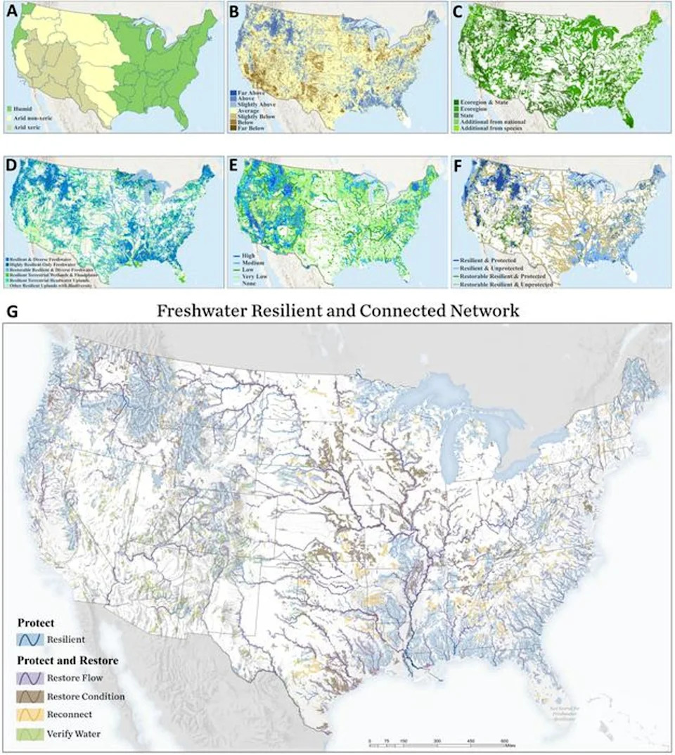 New Map Finds Only 6% Of U.S. Rivers Healthy — Conservation Targets Identified As Climate Threats Rise